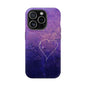Purple Heart Wall MagSafe® Compatible Tough Case for iPhone