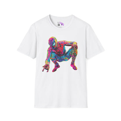 Colorful Spiderman Adult T-shirt