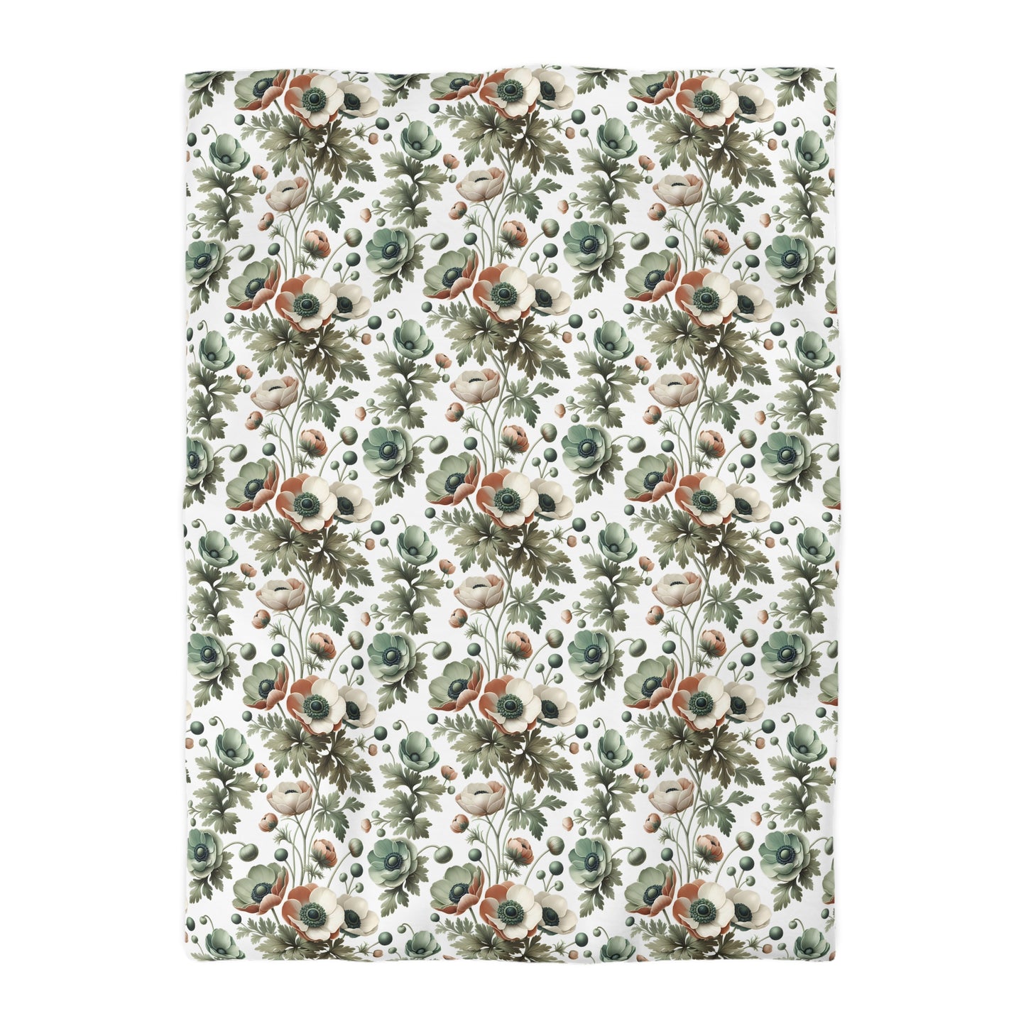 Whimsy In Bloom Microfiber Duvet Cover
