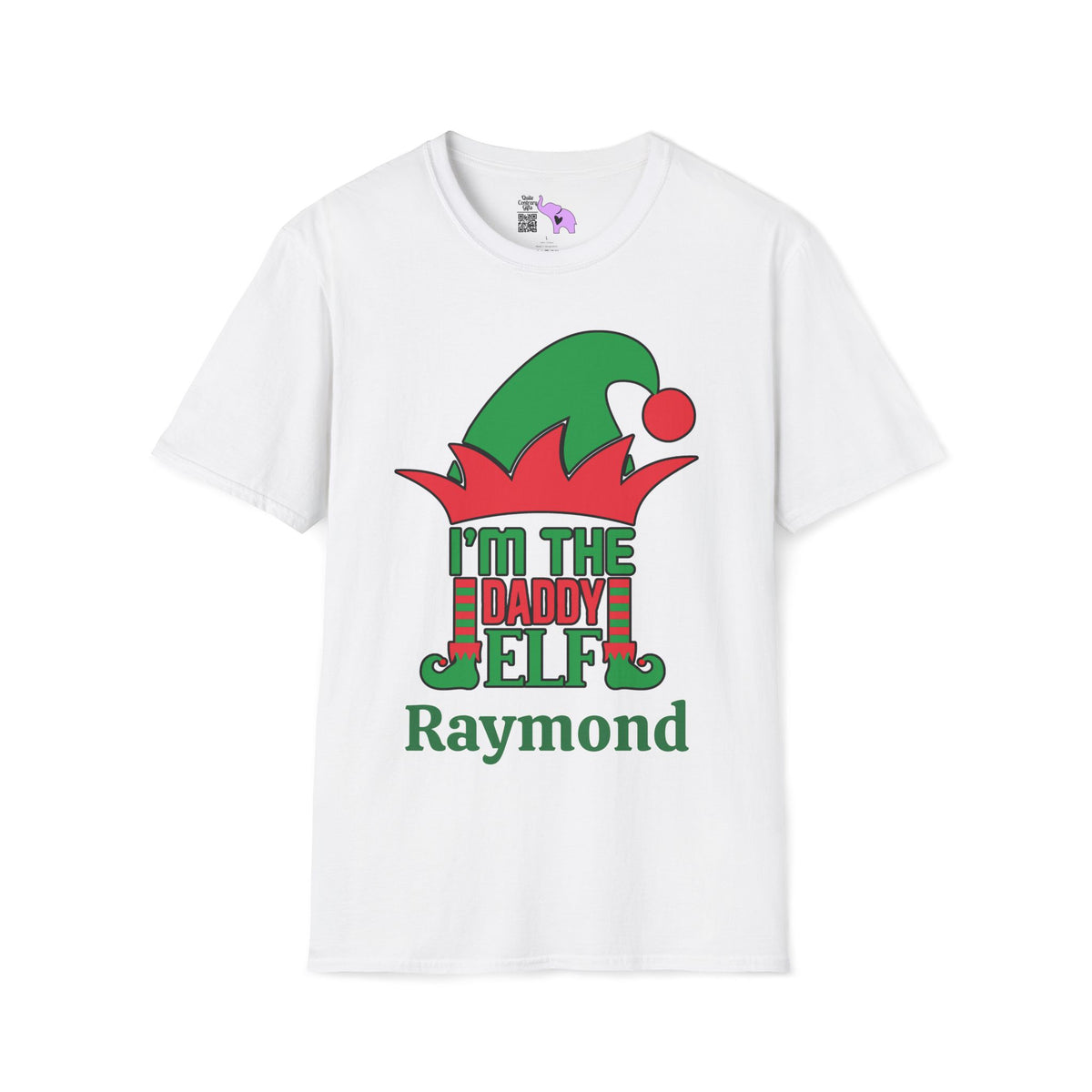 I'm The Daddy Elf Personalized Adult T-shirt