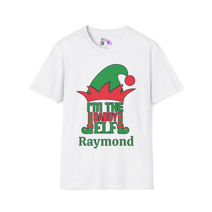 I'm The Daddy Elf Personalized Adult T-shirt