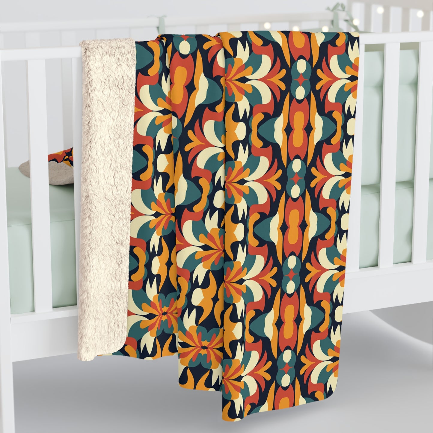 Autumn Kaleidoscope Fleece Blanket