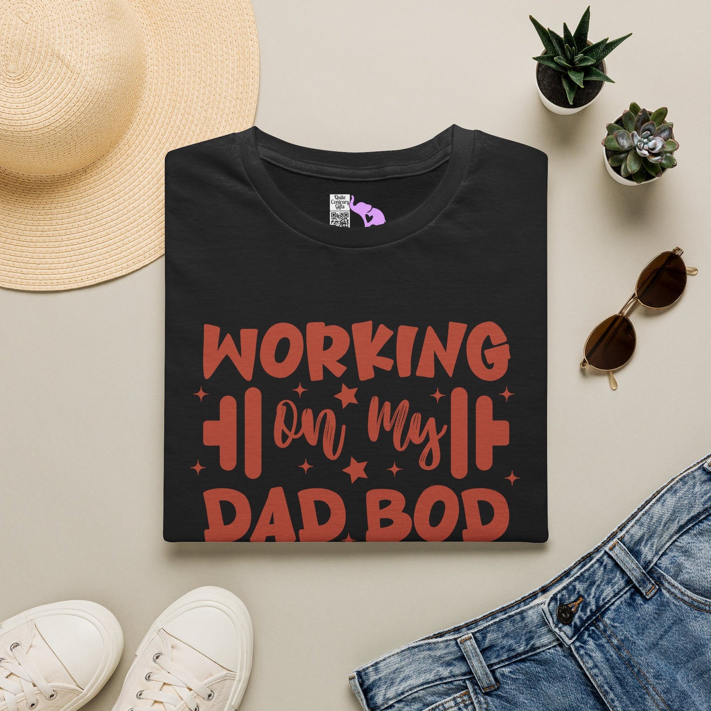 Working On My Dad Bod Adult T-shirt
