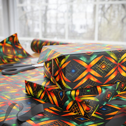 Legacy Lines Kwanzaa Wrapping Paper