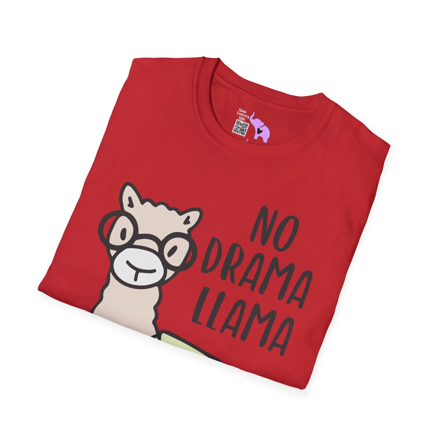 No Drama Llama Adult T-shirt