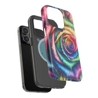 Colorful Rose MagSafe® Compatible Tough Case for iPhone