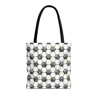 Soccer Gold Rush Canvas Tote Bag