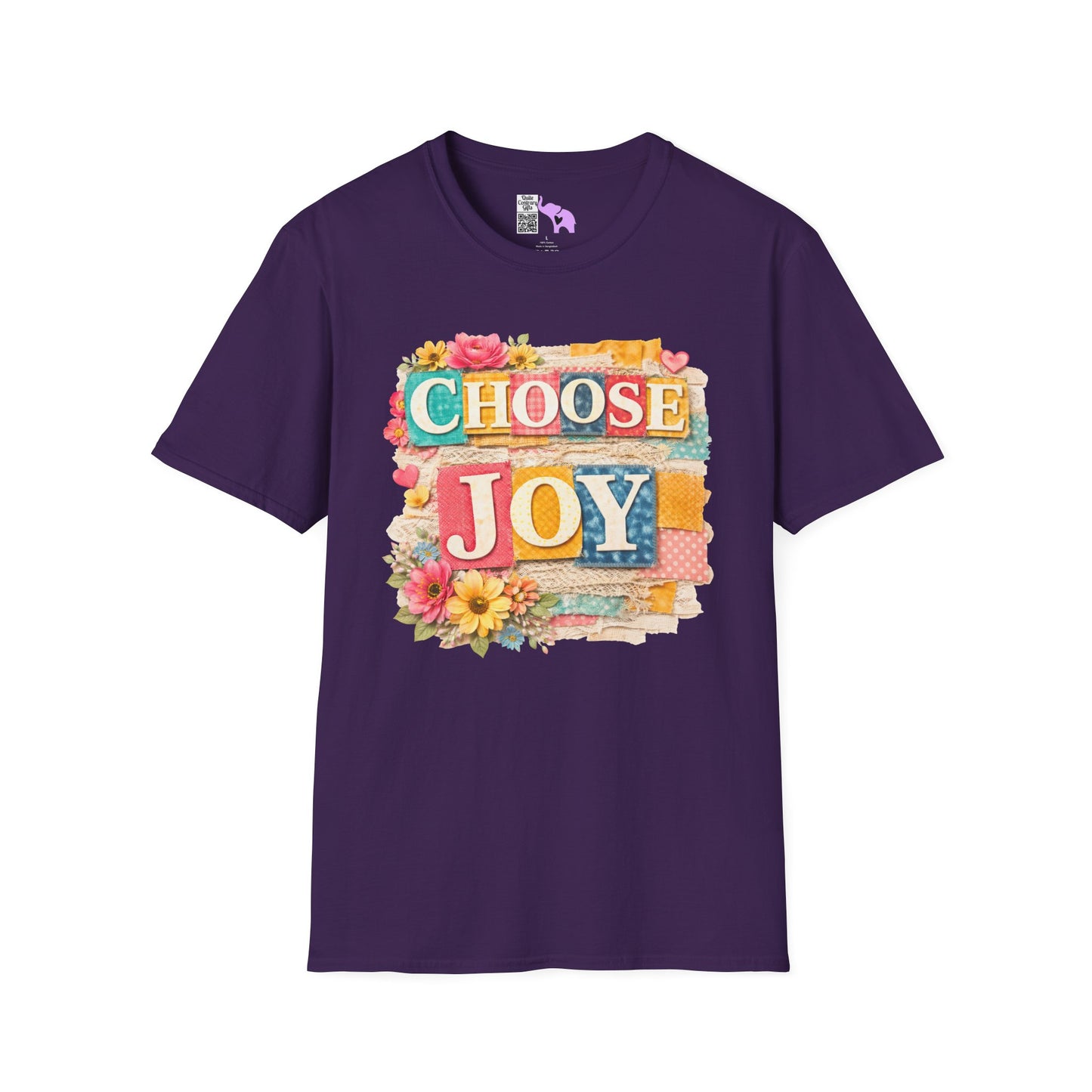 Choose Joy (Lace Collage) Adult T-shirt