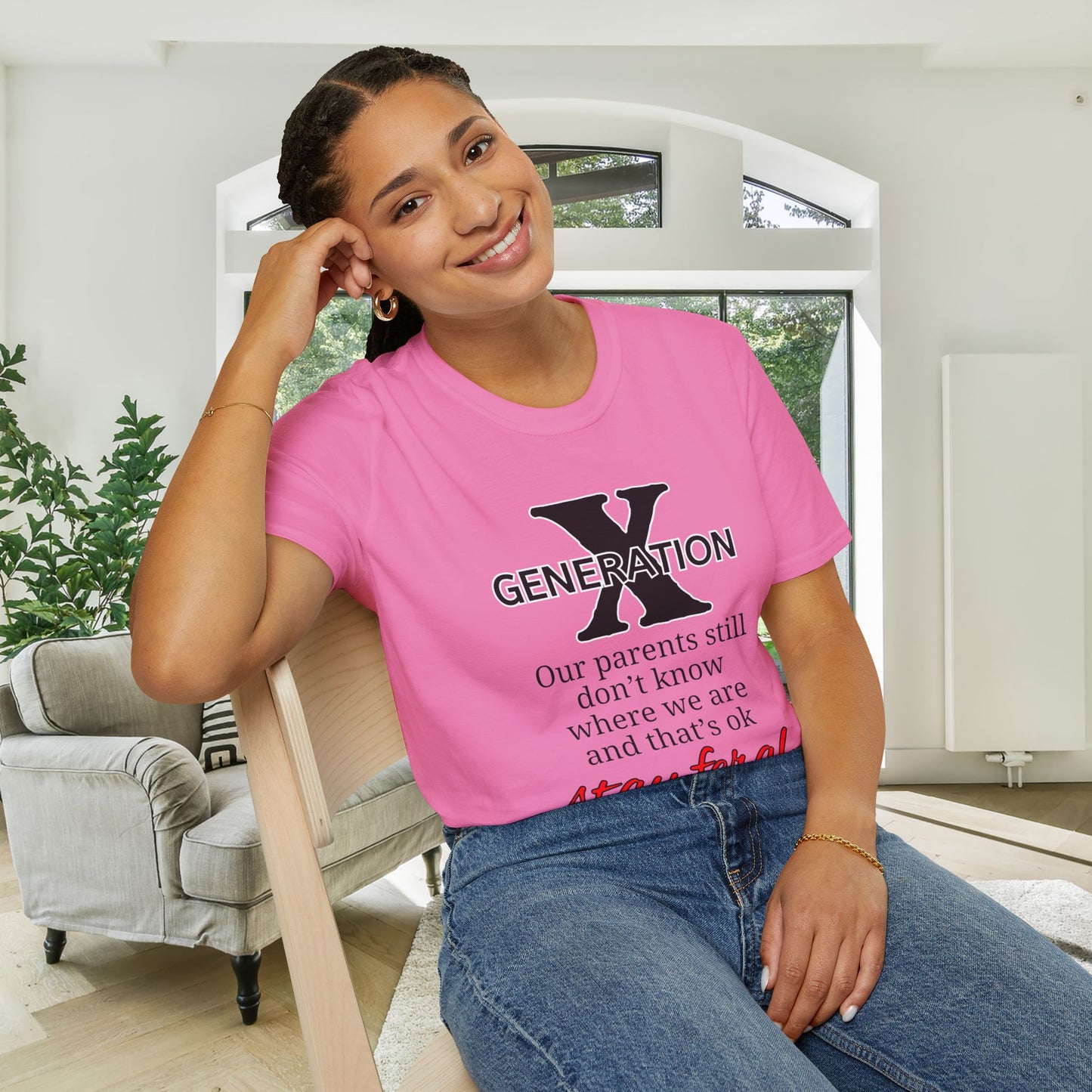 GenX Our Parents Still Don't Know Where We Are... Stay Feral Adult T-shirt