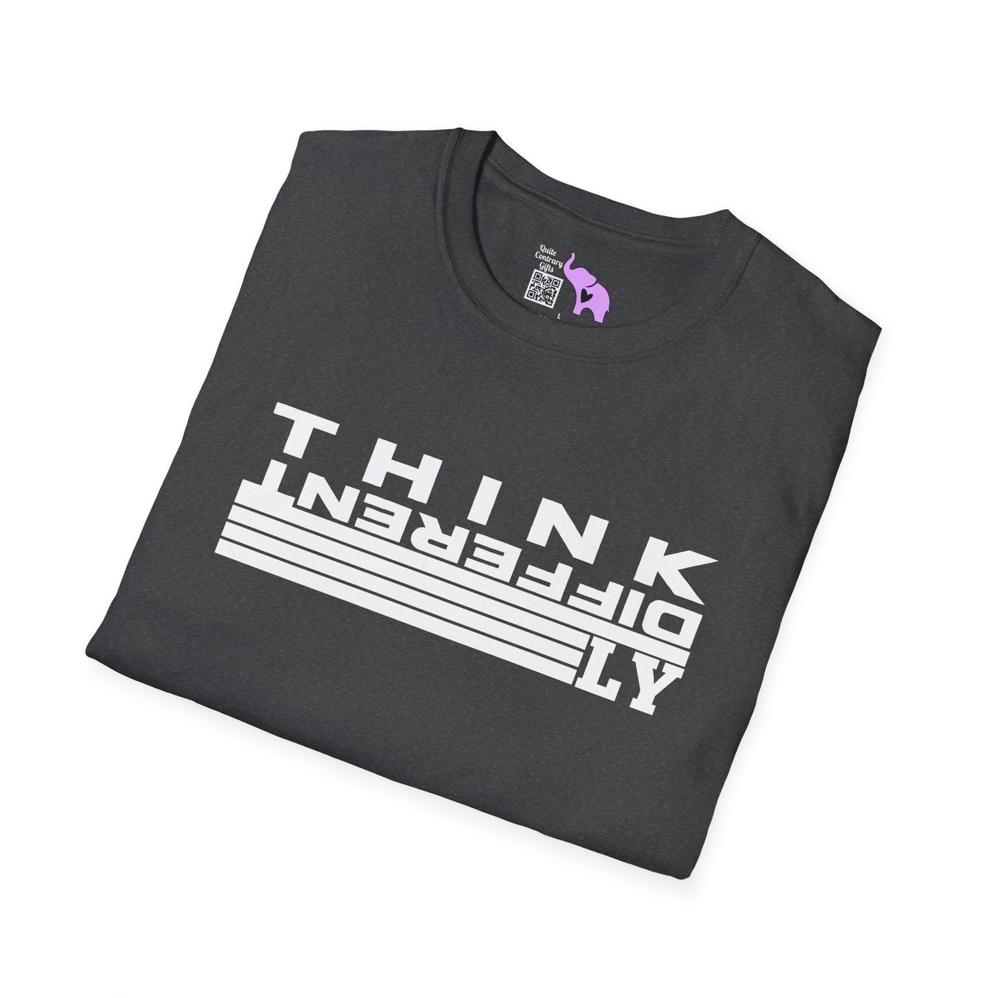Think Differently Adult T-shirt