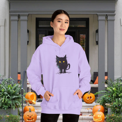 Black Kitten Heavy Blend™ Hooded Sweatshirt
