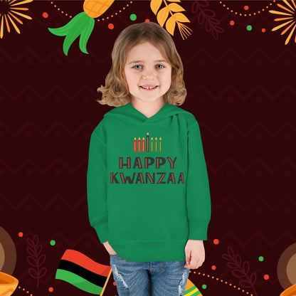 Happy Kwanzaa (Kinara) Toddler Hoodie