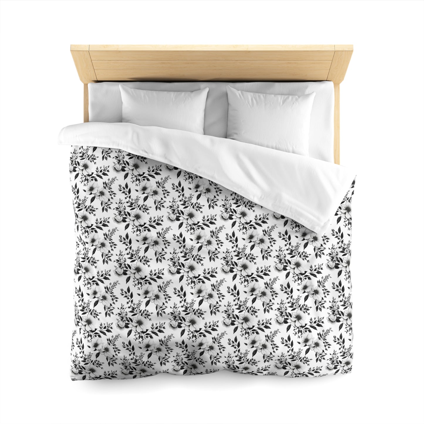 Garden Sketch Microfiber Duvet Cover