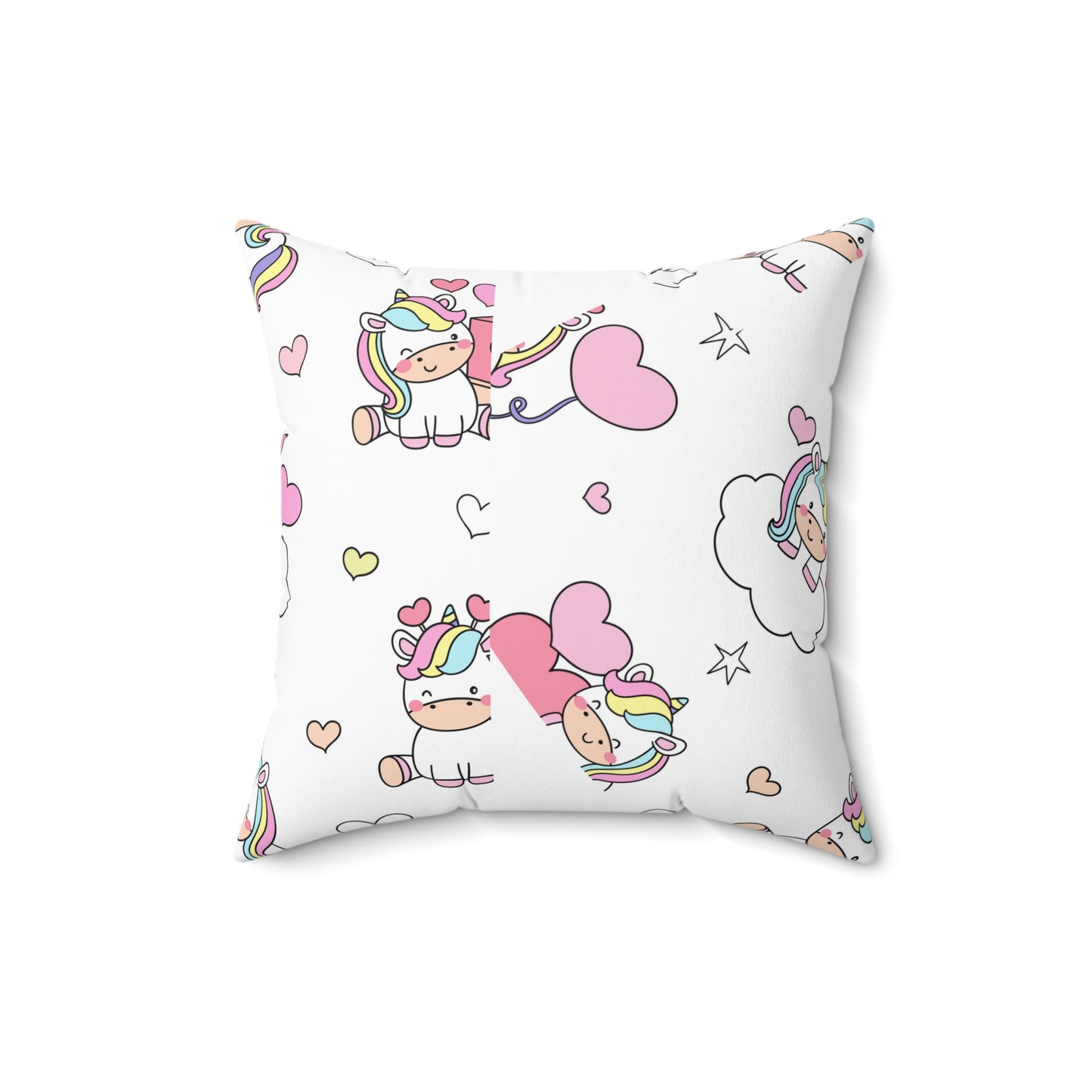 Unicorns of Love Throw Pillow