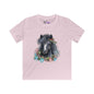 Watercolor Horse Kids Softstyle Tee