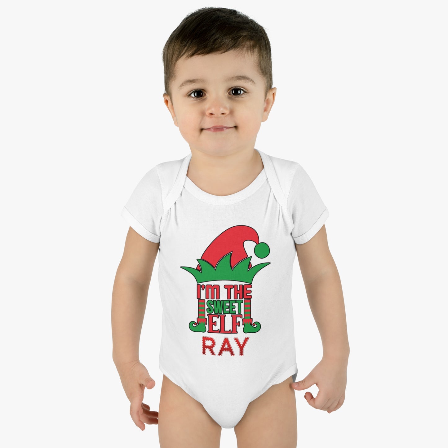 I'm The Sweet Elf Infant Baby Rib Bodysuit