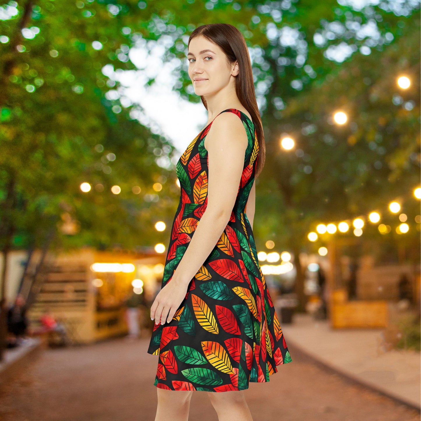 Festival Fire Women's Skater Dress