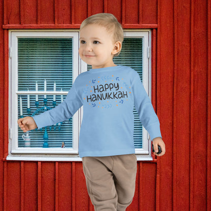 Happy Hanukkah 4 Toddler Long Sleeve Tee