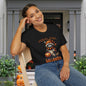 Feral Girl Halloween Racoon Adult T-shirt