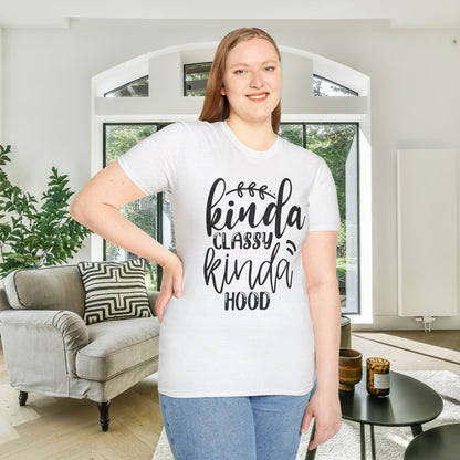 Kinda Classy Kinda Hood Adult T-shirt