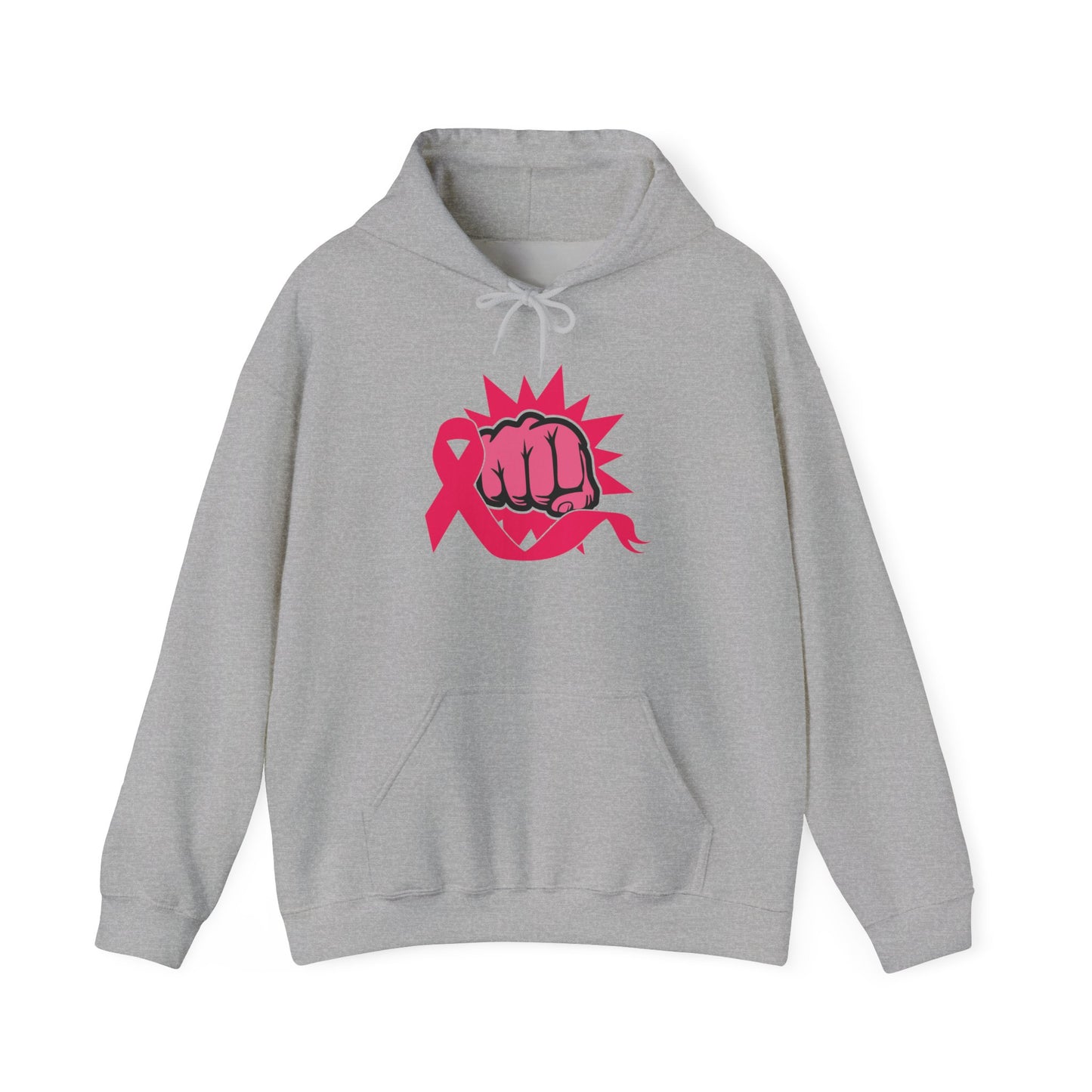 Breast Cancer Warrior Punch Adult Heavy Blend™ Hoodie
