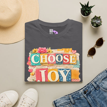 Choose Joy (Lace Collage) Adult T-shirt