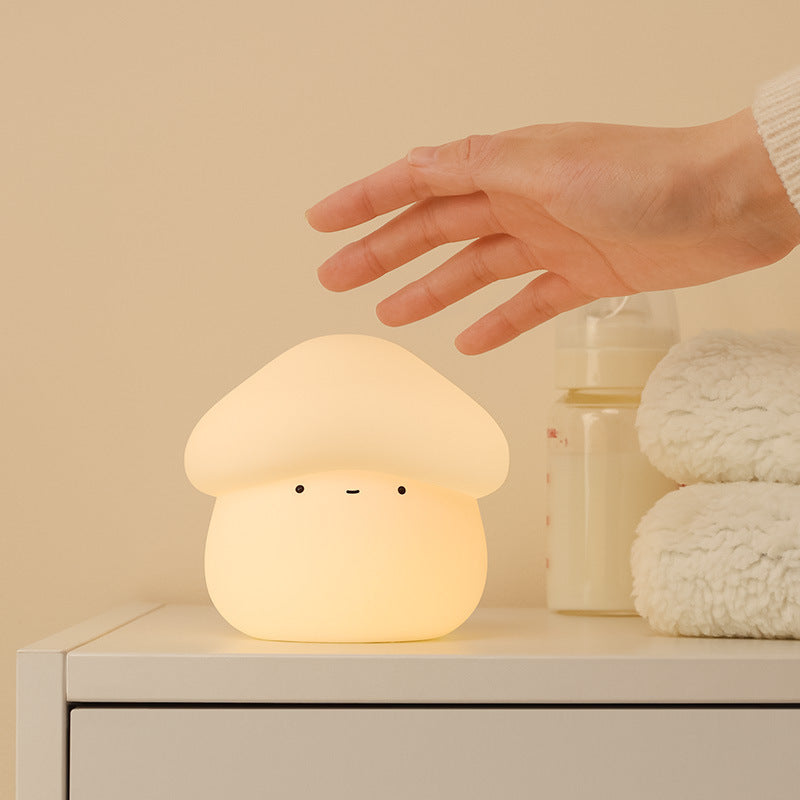 Silicone Mushroom Touch Night Light