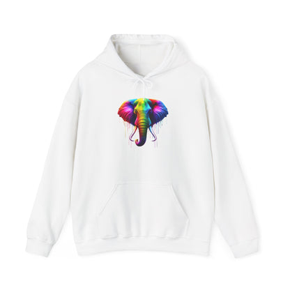 Colorful Elephant Heavy Blend™ Hooded Sweatshirt