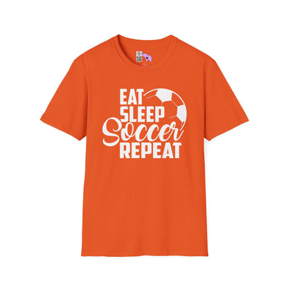 Eat Sleep Soccer Repeat Adult T-shirt