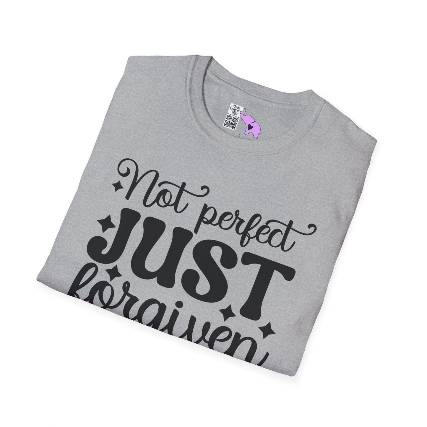 Not Perfect Just Forgiven Adult T-shirt