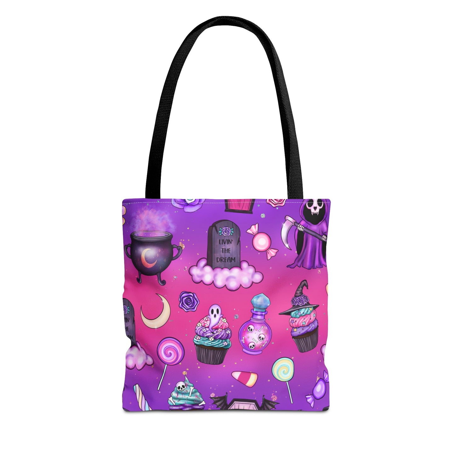 Haunted Sugar Rush Canvas Tote Bag