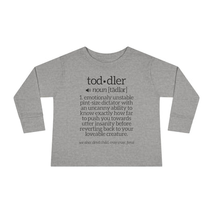 Toddler Definition Toddler Long Sleeve Tee