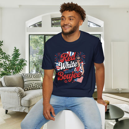 Red, White, and Boujee Adult T-shirt
