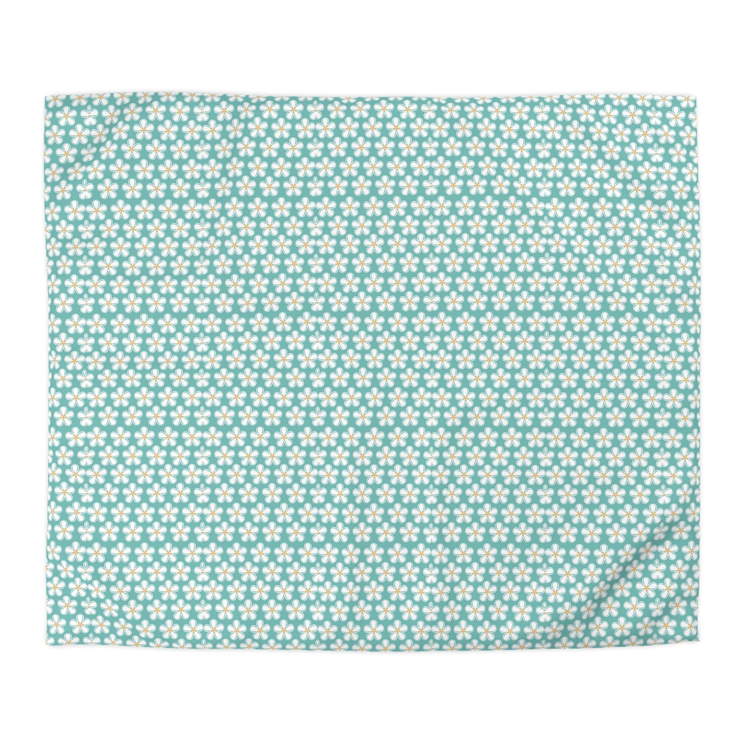 Tealberry Blooms Microfiber Duvet Cover