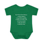 New Years Resolutions (Baby) Infant Baby Rib Bodysuit