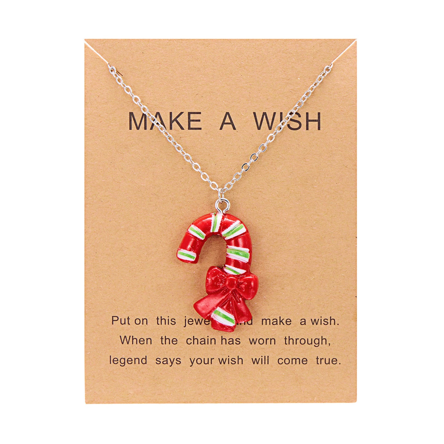 Cute Cartoon Resin Christmas Necklace Variety