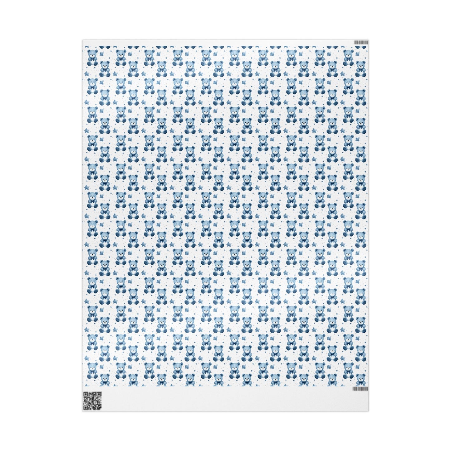 Blue Bear Hugs Gift Wrap for All Occasions