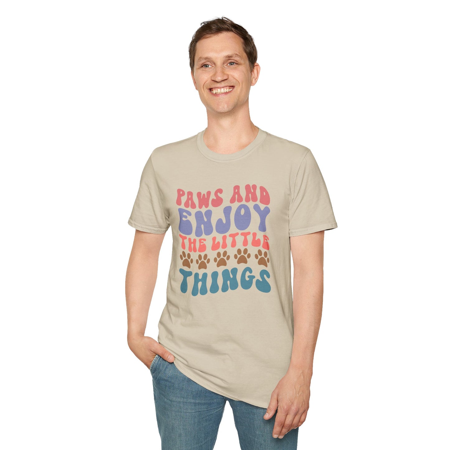 Paws And Enjoy The Little Things T-shirt