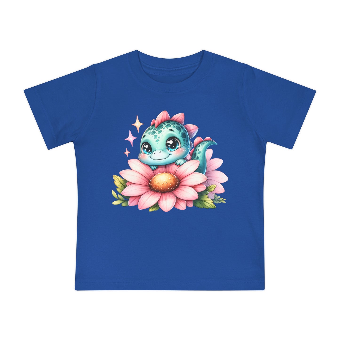 Dinosaur Flower Baby T-Shirt