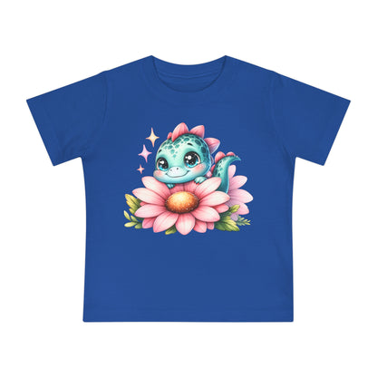 Dinosaur Flower Baby T-Shirt
