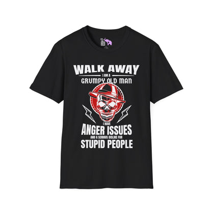 Walk Away I Am A Grumpy Old Man... Adult T-shirt