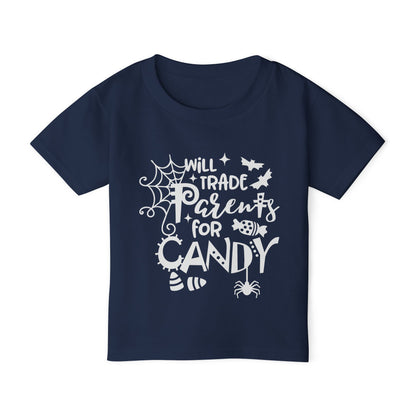 Will Trade Parents For Candy Heavy Cotton™ Toddler T-shirt