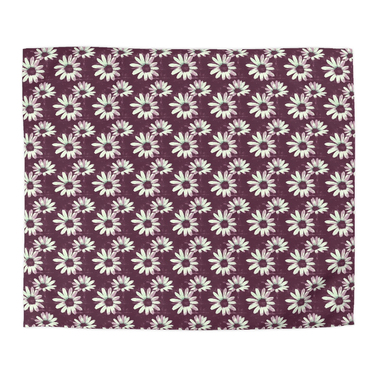 Purple Tide Petals Microfiber Duvet Cover
