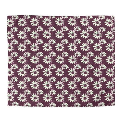 Purple Tide Petals Microfiber Duvet Cover