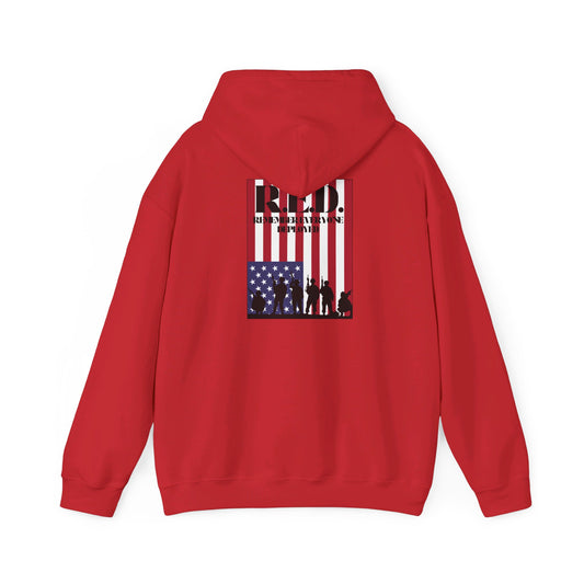 RED Fridays Remember Everyone Deployed Heavy Blend™ Hooded Sweatshirt