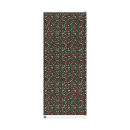 Holiday Brushstrokes Wrapping Paper