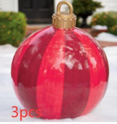 Various Christmas Ornament Inflatable Ball Outdoor PVC 24"(60cm)