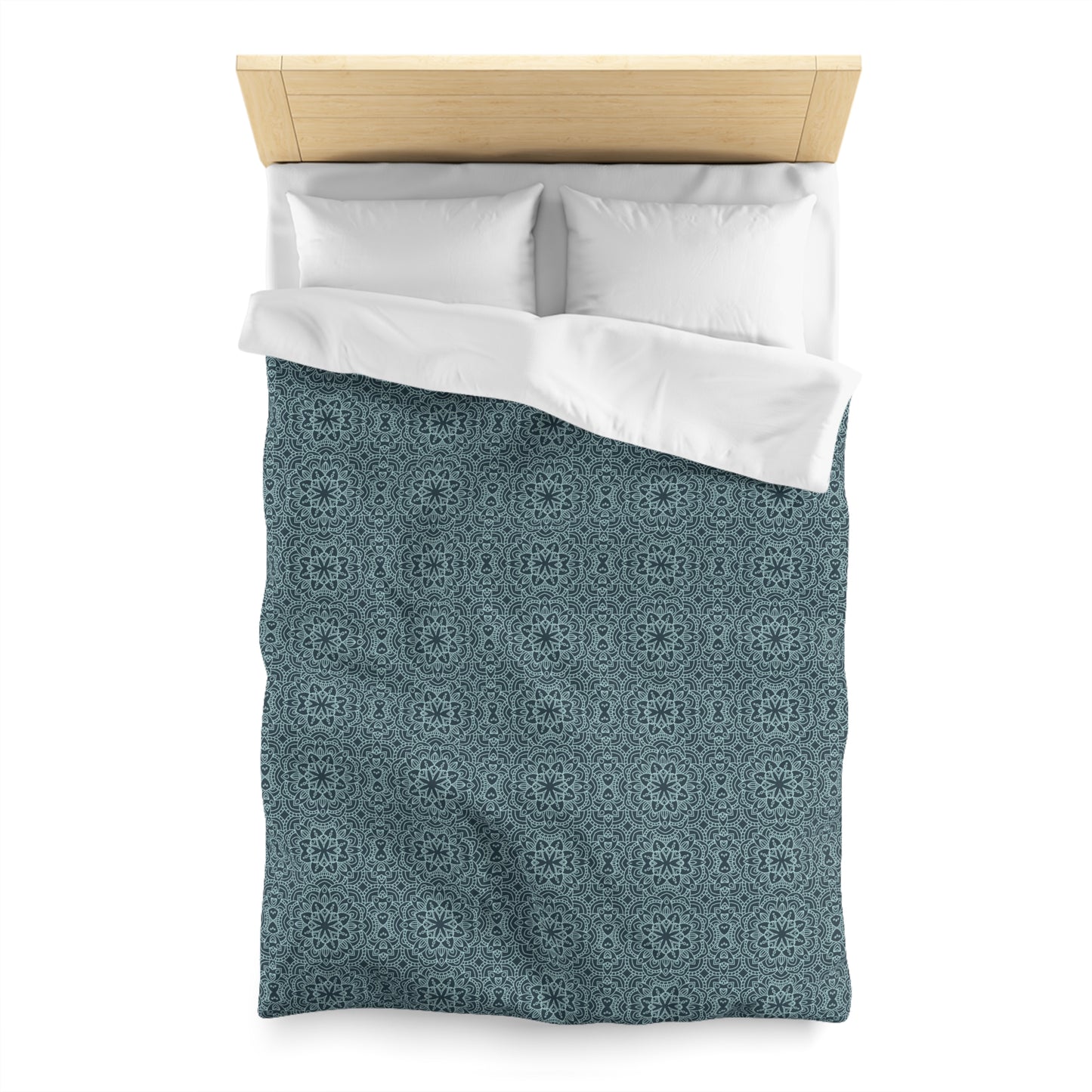 Mandala Midnight Microfiber Duvet Cover