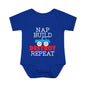 Nap Build Destroy Repeat Infant Baby Rib Bodysuit