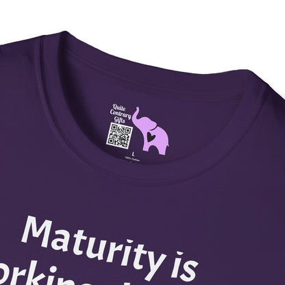 Maturity is... Adult T-shirt